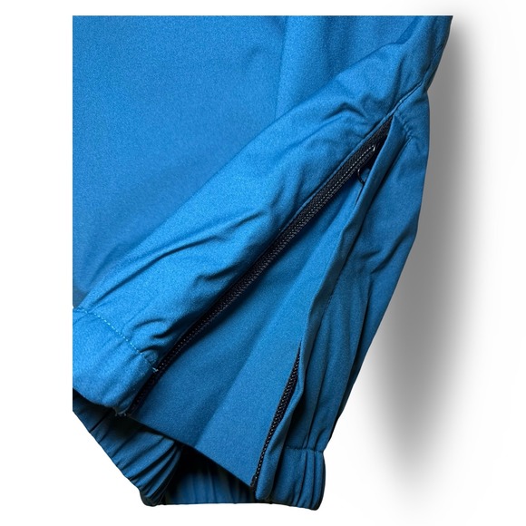 Nomadika Oversize Snowboard Ski Pants Blue Cargo XL Built-in Belt Zipper Vents - Picture 6 of 12